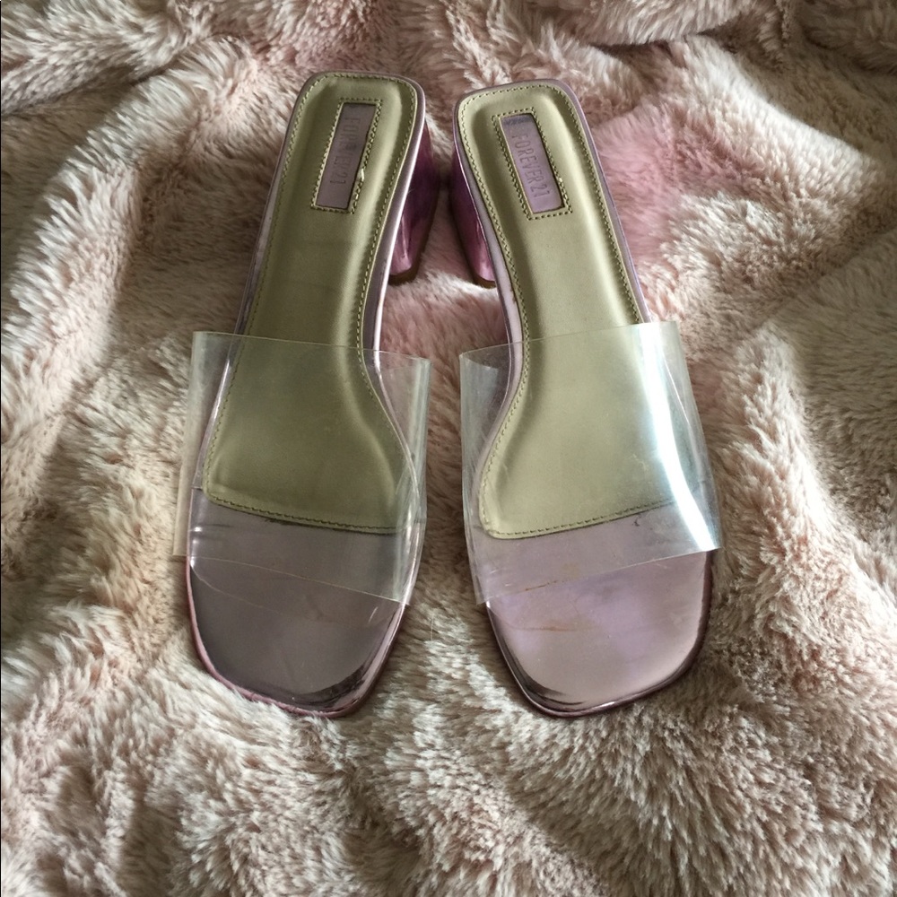 Clear shoes